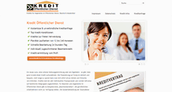 Desktop Screenshot of kredit-oeffentlicher-dienst.com